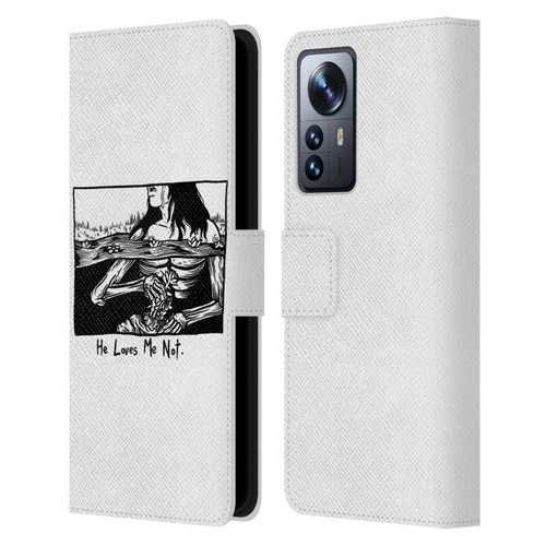 Matt Bailey Art Loves Me Not Leather Book Wallet Case Cover For Xiaomi 12 Pro