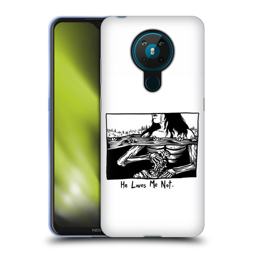 Matt Bailey Art Loves Me Not Soft Gel Case for Nokia 5.3