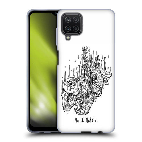 Matt Bailey Art Alas I Must Go Soft Gel Case for Samsung Galaxy A12 (2020)