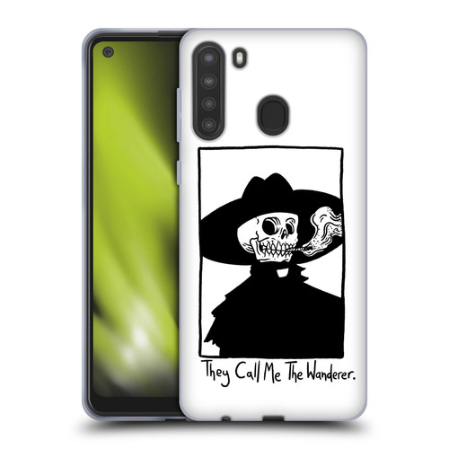 Matt Bailey Art They Call MeThe Wanderer Soft Gel Case for Samsung Galaxy A21 (2020)