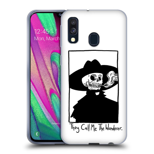 Matt Bailey Art They Call MeThe Wanderer Soft Gel Case for Samsung Galaxy A40 (2019)