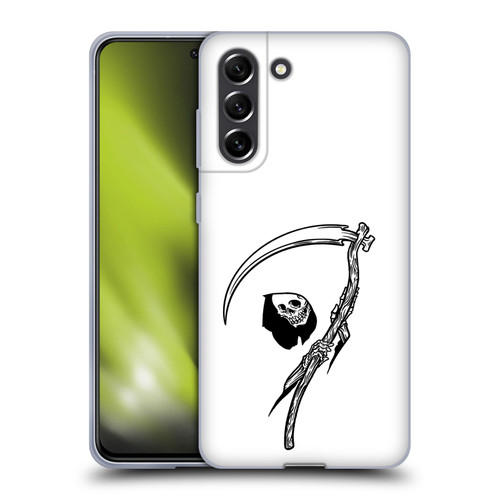 Matt Bailey Art Negative Reaper Soft Gel Case for Samsung Galaxy S21 FE 5G