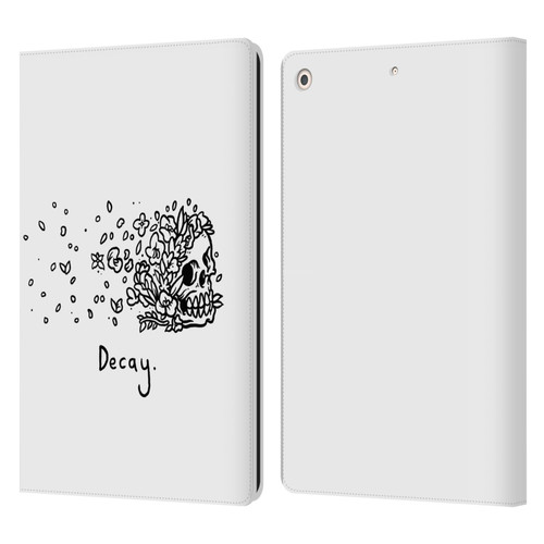 Matt Bailey Skull Decay Leather Book Wallet Case Cover For Apple iPad 10.2 2019/2020/2021