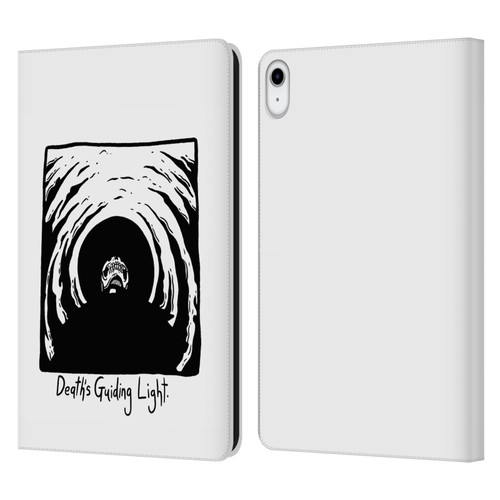 Matt Bailey Skull Deaths Guiding Light Leather Book Wallet Case Cover For Apple iPad 10.9 2022/2025