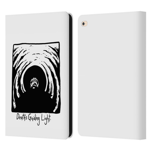 Matt Bailey Skull Deaths Guiding Light Leather Book Wallet Case Cover For Apple iPad Air 2 (2014)