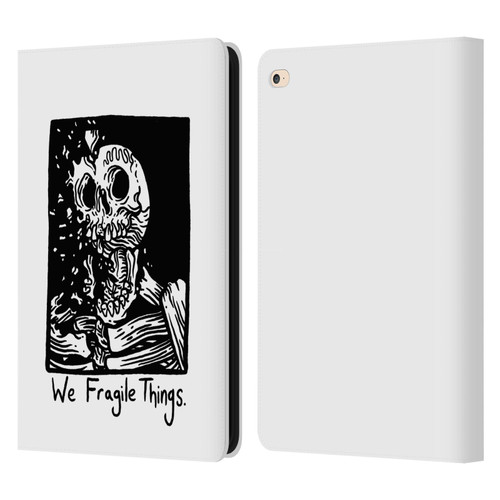 Matt Bailey Skull We Fragile Things Leather Book Wallet Case Cover For Apple iPad Air 2 (2014)