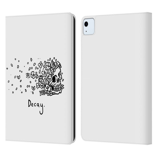 Matt Bailey Skull Decay Leather Book Wallet Case Cover For Apple iPad Air 11 2020/2022/2024
