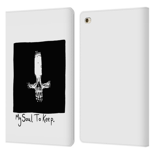 Matt Bailey Skull My Soul To Keep Leather Book Wallet Case Cover For Apple iPad mini 4