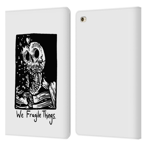Matt Bailey Skull We Fragile Things Leather Book Wallet Case Cover For Apple iPad mini 4