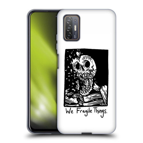 Matt Bailey Skull We Fragile Things Soft Gel Case for HTC Desire 21 Pro 5G