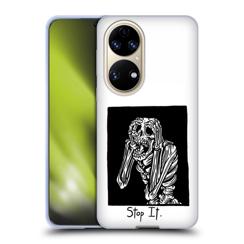 Matt Bailey Skull Stop It Soft Gel Case for Huawei P50