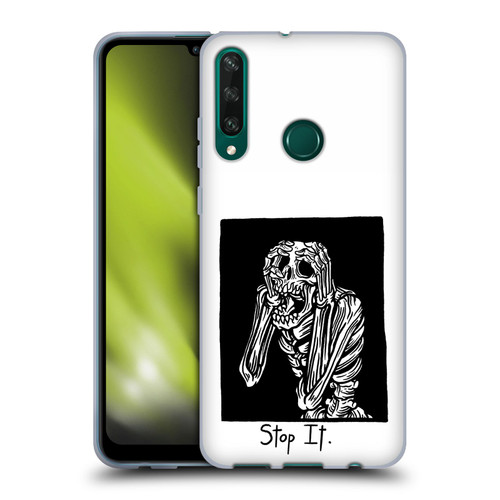 Matt Bailey Skull Stop It Soft Gel Case for Huawei Y6p