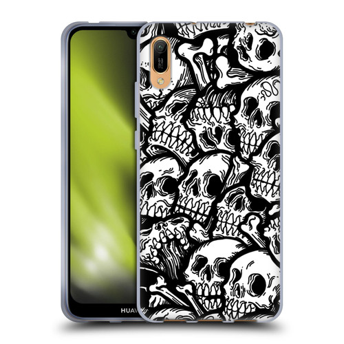 Matt Bailey Skull All Over Soft Gel Case for Huawei Y6 Pro (2019)