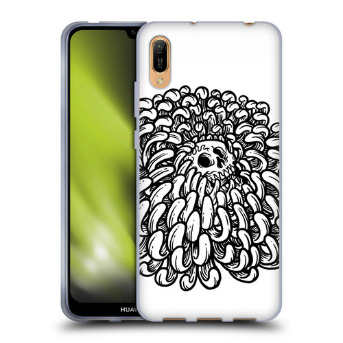 Matt Bailey Skull Flower Soft Gel Case for Huawei Y6 Pro (2019)