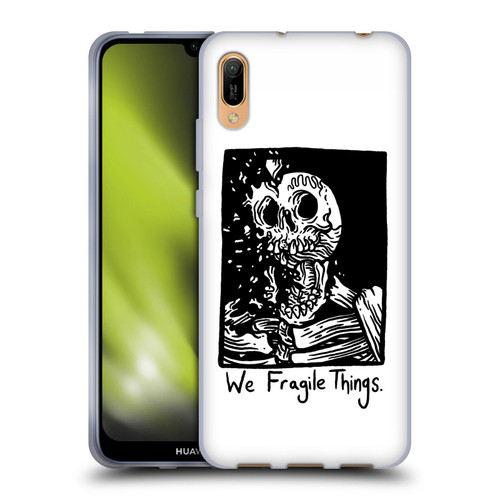 Matt Bailey Skull We Fragile Things Soft Gel Case for Huawei Y6 Pro (2019)
