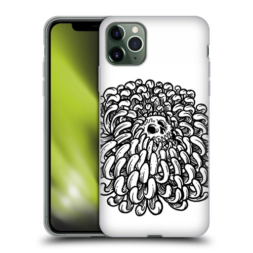 Matt Bailey Skull Flower Soft Gel Case for Apple iPhone 11 Pro Max