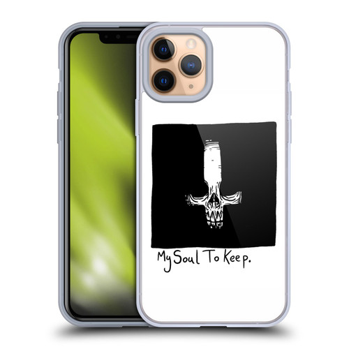 Matt Bailey Skull My Soul To Keep Soft Gel Case for Apple iPhone 11 Pro
