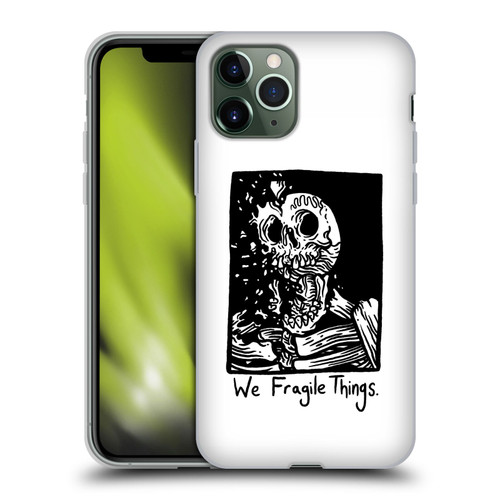 Matt Bailey Skull We Fragile Things Soft Gel Case for Apple iPhone 11 Pro