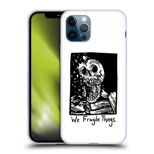 Matt Bailey Skull We Fragile Things Soft Gel Case for Apple iPhone 12 / iPhone 12 Pro