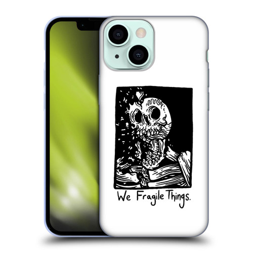 Matt Bailey Skull We Fragile Things Soft Gel Case for Apple iPhone 13 Mini