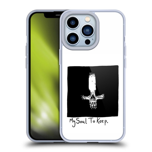 Matt Bailey Skull My Soul To Keep Soft Gel Case for Apple iPhone 13 Pro