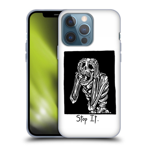 Matt Bailey Skull Stop It Soft Gel Case for Apple iPhone 13 Pro