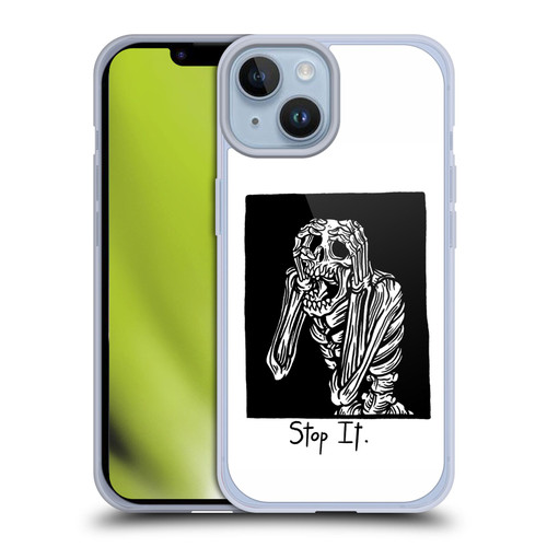 Matt Bailey Skull Stop It Soft Gel Case for Apple iPhone 14