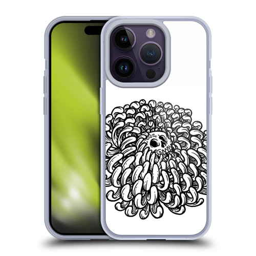 Matt Bailey Skull Flower Soft Gel Case for Apple iPhone 14 Pro