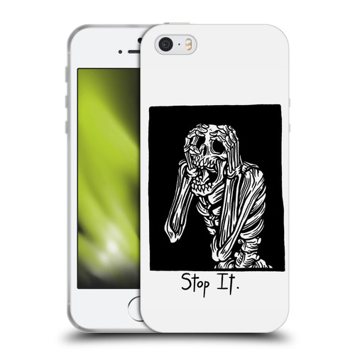 Matt Bailey Skull Stop It Soft Gel Case for Apple iPhone 5 / 5s / iPhone SE 2016