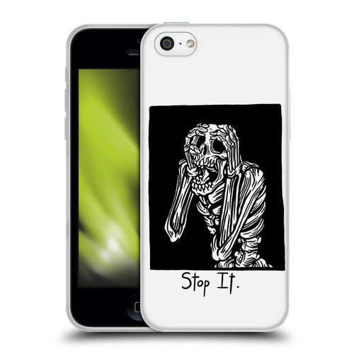 Matt Bailey Skull Stop It Soft Gel Case for Apple iPhone 5c