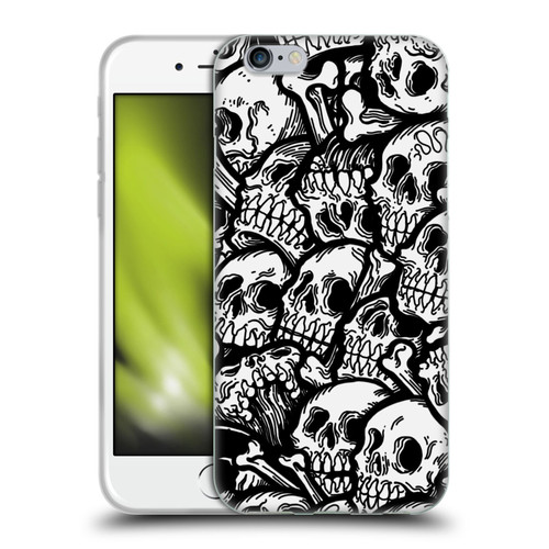 Matt Bailey Skull All Over Soft Gel Case for Apple iPhone 6 / iPhone 6s