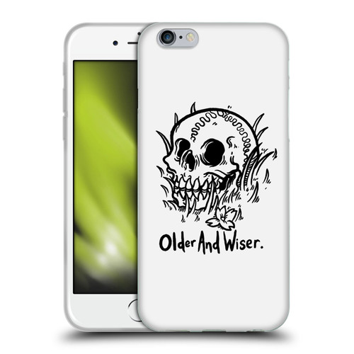 Matt Bailey Skull Older And Wiser Soft Gel Case for Apple iPhone 6 / iPhone 6s