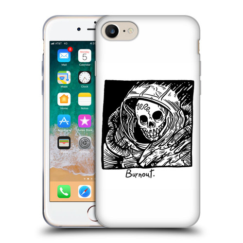 Matt Bailey Skull Burnout Soft Gel Case for Apple iPhone 7 / 8 / SE 2020 & 2022