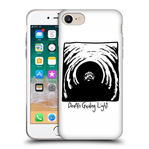 Matt Bailey Skull Deaths Guiding Light Soft Gel Case for Apple iPhone 7 / 8 / SE 2020 & 2022