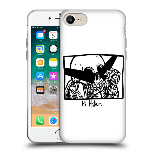 Matt Bailey Skull Hi Hater Soft Gel Case for Apple iPhone 7 / 8 / SE 2020 & 2022