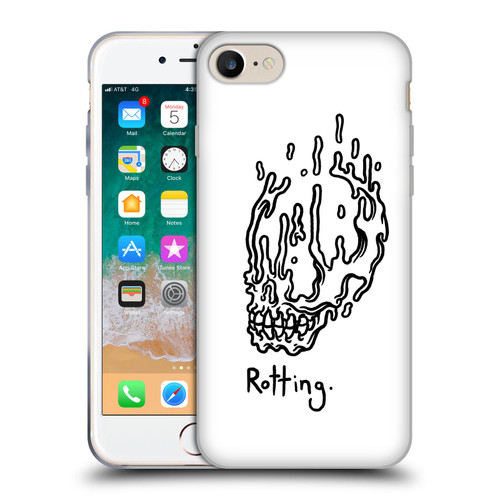 Matt Bailey Skull Rotting Soft Gel Case for Apple iPhone 7 / 8 / SE 2020 & 2022