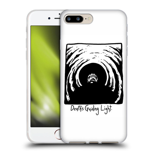 Matt Bailey Skull Deaths Guiding Light Soft Gel Case for Apple iPhone 7 Plus / iPhone 8 Plus