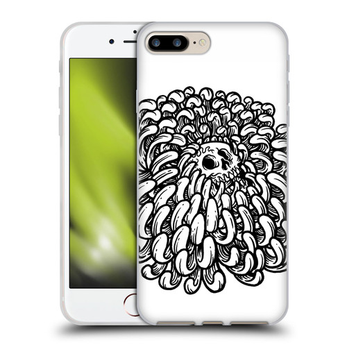 Matt Bailey Skull Flower Soft Gel Case for Apple iPhone 7 Plus / iPhone 8 Plus