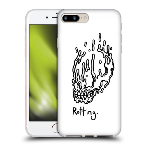 Matt Bailey Skull Rotting Soft Gel Case for Apple iPhone 7 Plus / iPhone 8 Plus