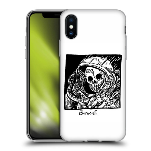 Matt Bailey Skull Burnout Soft Gel Case for Apple iPhone X / iPhone XS