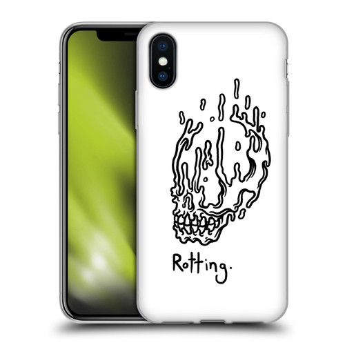 Matt Bailey Skull Rotting Soft Gel Case for Apple iPhone X / iPhone XS