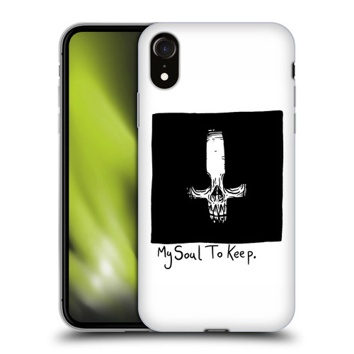 Matt Bailey Skull My Soul To Keep Soft Gel Case for Apple iPhone XR