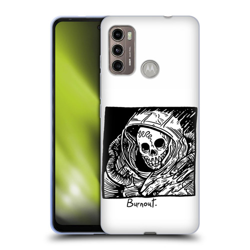 Matt Bailey Skull Burnout Soft Gel Case for Motorola Moto G60 / Moto G40 Fusion