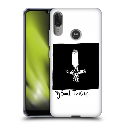 Matt Bailey Skull My Soul To Keep Soft Gel Case for Motorola Moto E6 Plus