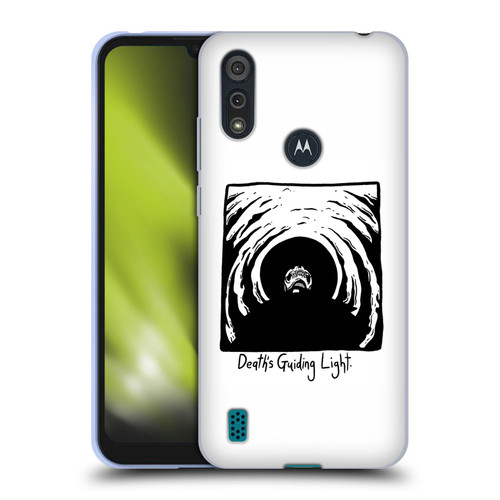 Matt Bailey Skull Deaths Guiding Light Soft Gel Case for Motorola Moto E6s (2020)