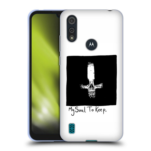 Matt Bailey Skull My Soul To Keep Soft Gel Case for Motorola Moto E6s (2020)