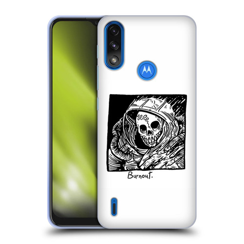 Matt Bailey Skull Burnout Soft Gel Case for Motorola Moto E7 Power / Moto E7i Power