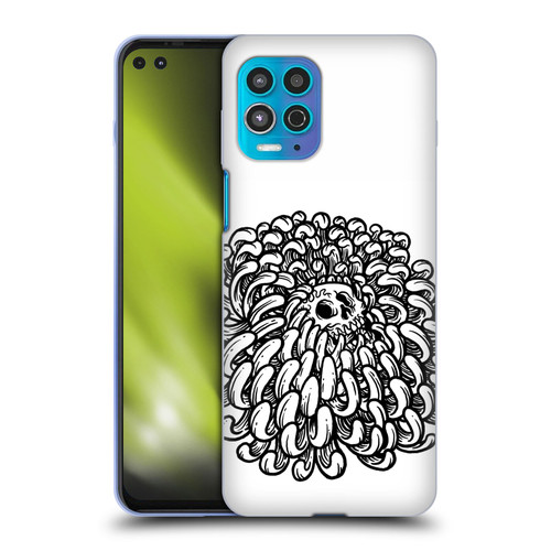 Matt Bailey Skull Flower Soft Gel Case for Motorola Moto G100