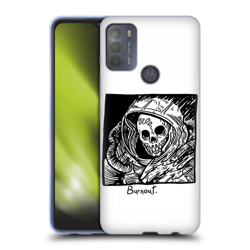 Matt Bailey Skull Burnout Soft Gel Case for Motorola Moto G50