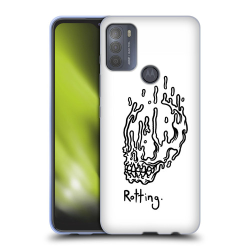 Matt Bailey Skull Rotting Soft Gel Case for Motorola Moto G50